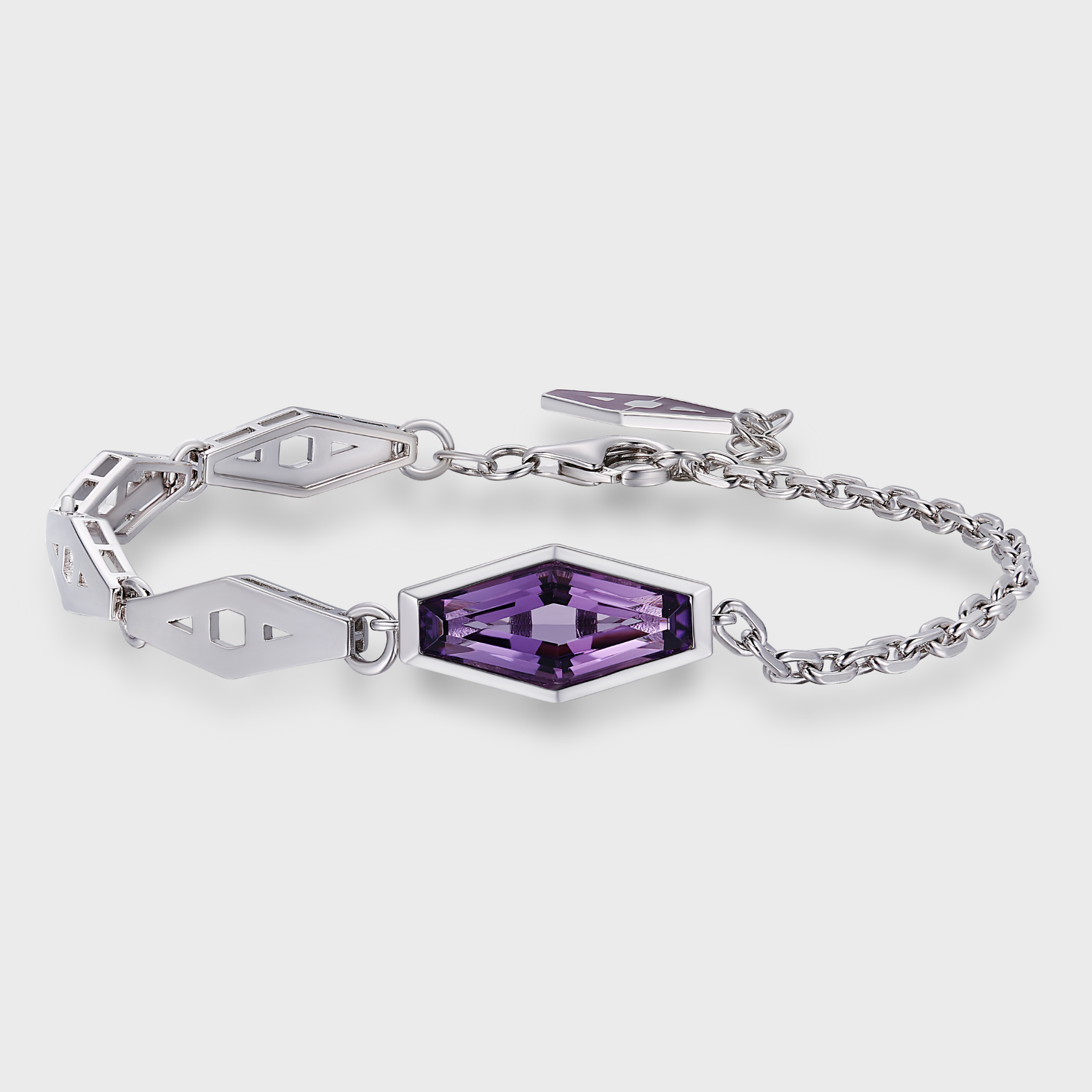 Reign Arc Bracelet, 925 Sterling Silver