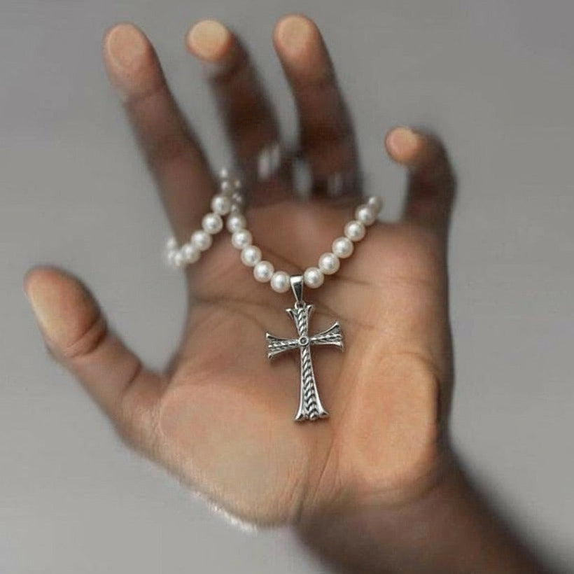 Padrino Alon Crosse Necklace