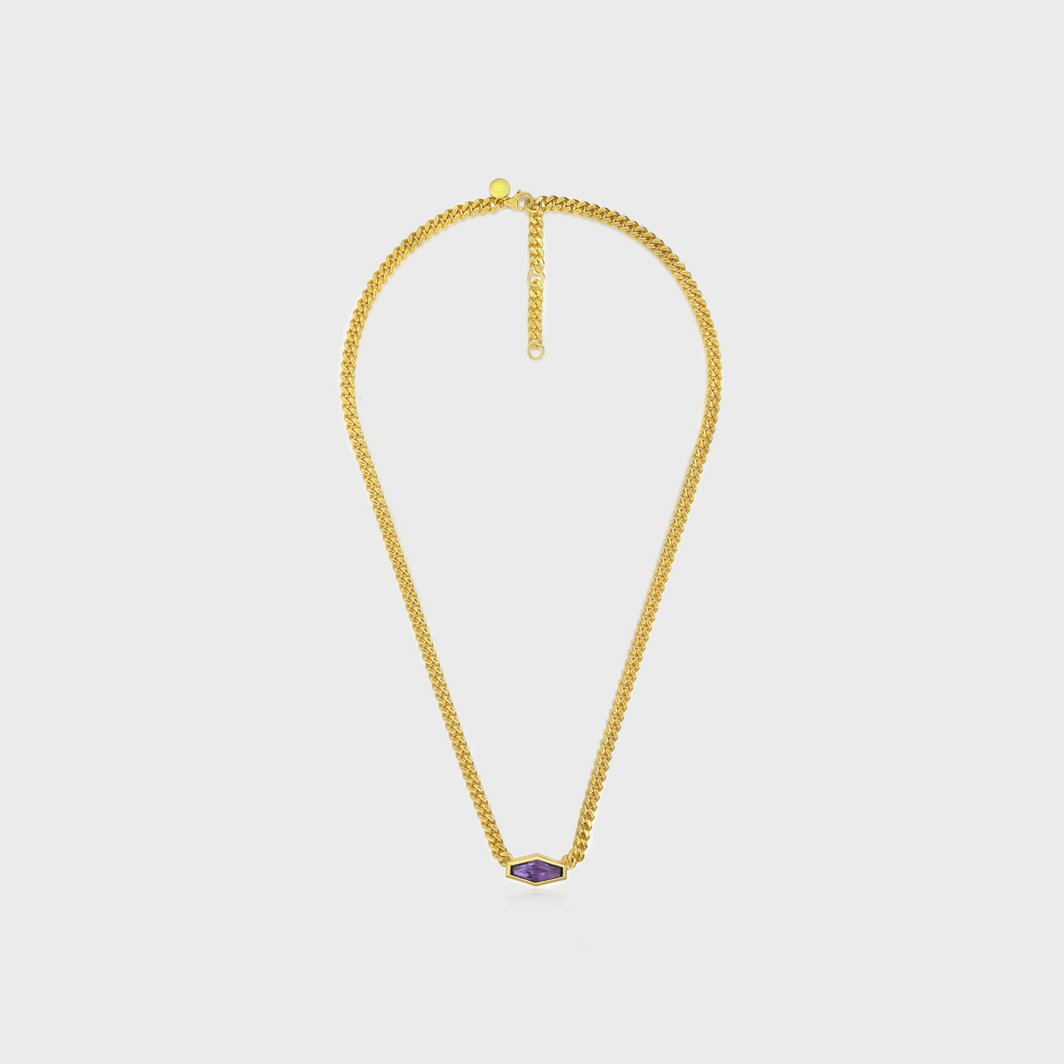 Reign Pharaoh Necklace, 18K Yellow Gold Vermeil