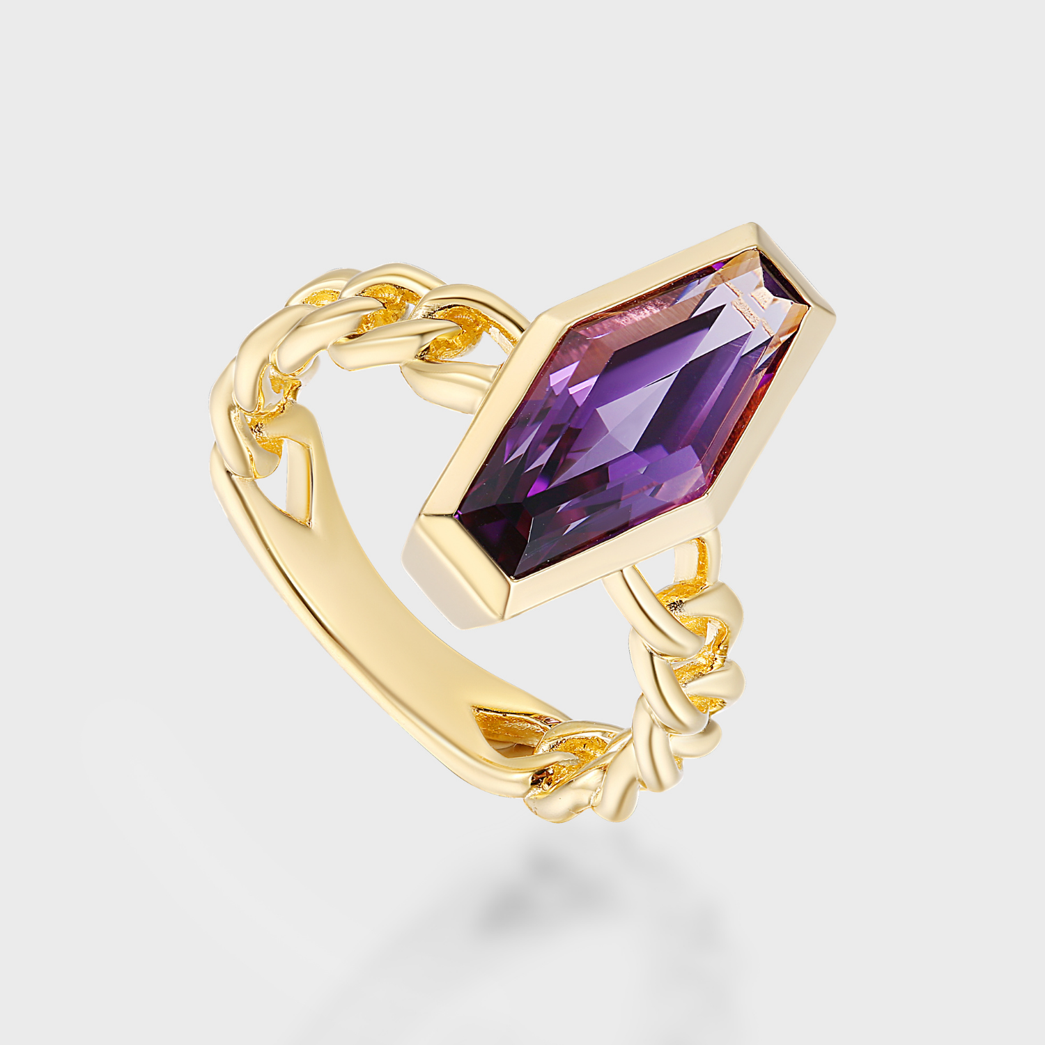 Reign Pharaoh Ring, 18K Yellow Gold Vermeil