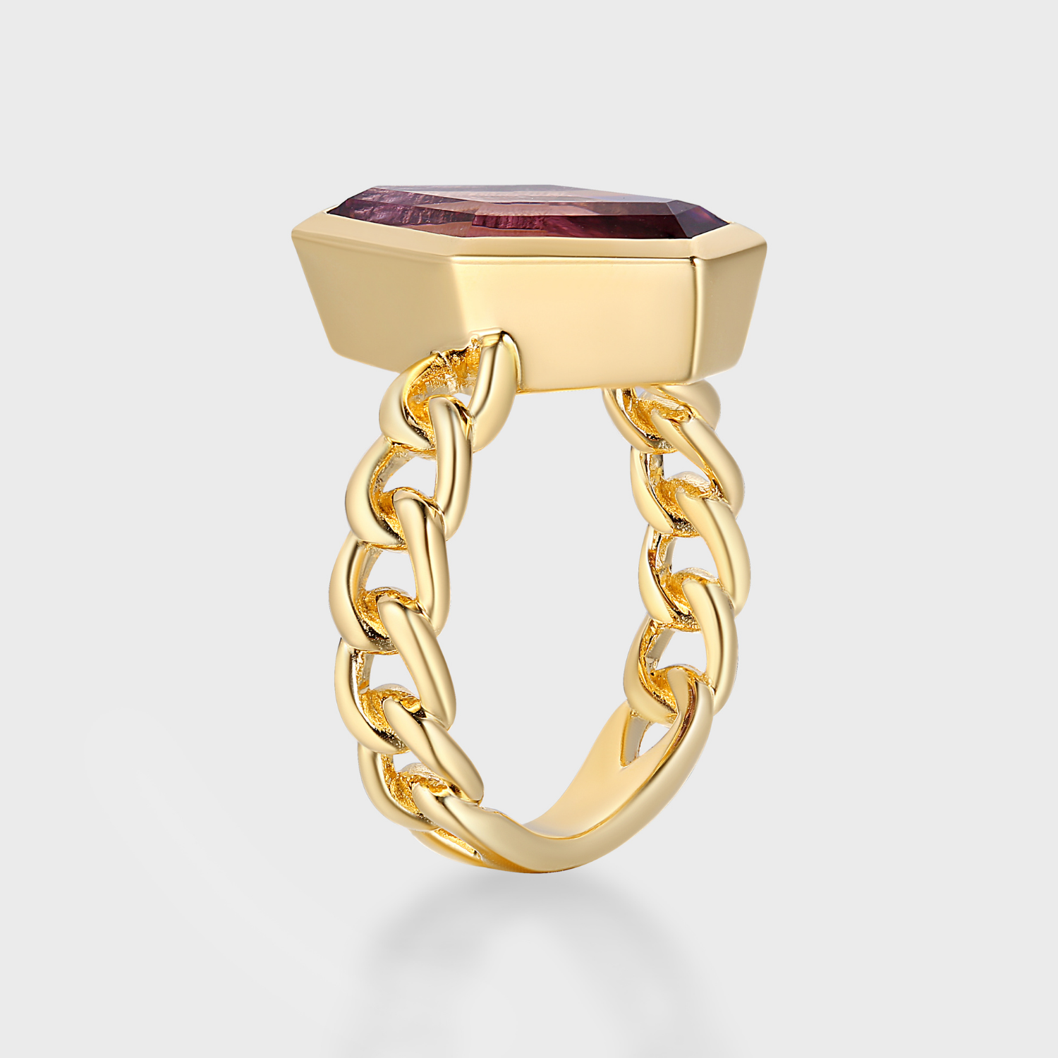 Reign Pharaoh Ring, 18K Yellow Gold Vermeil