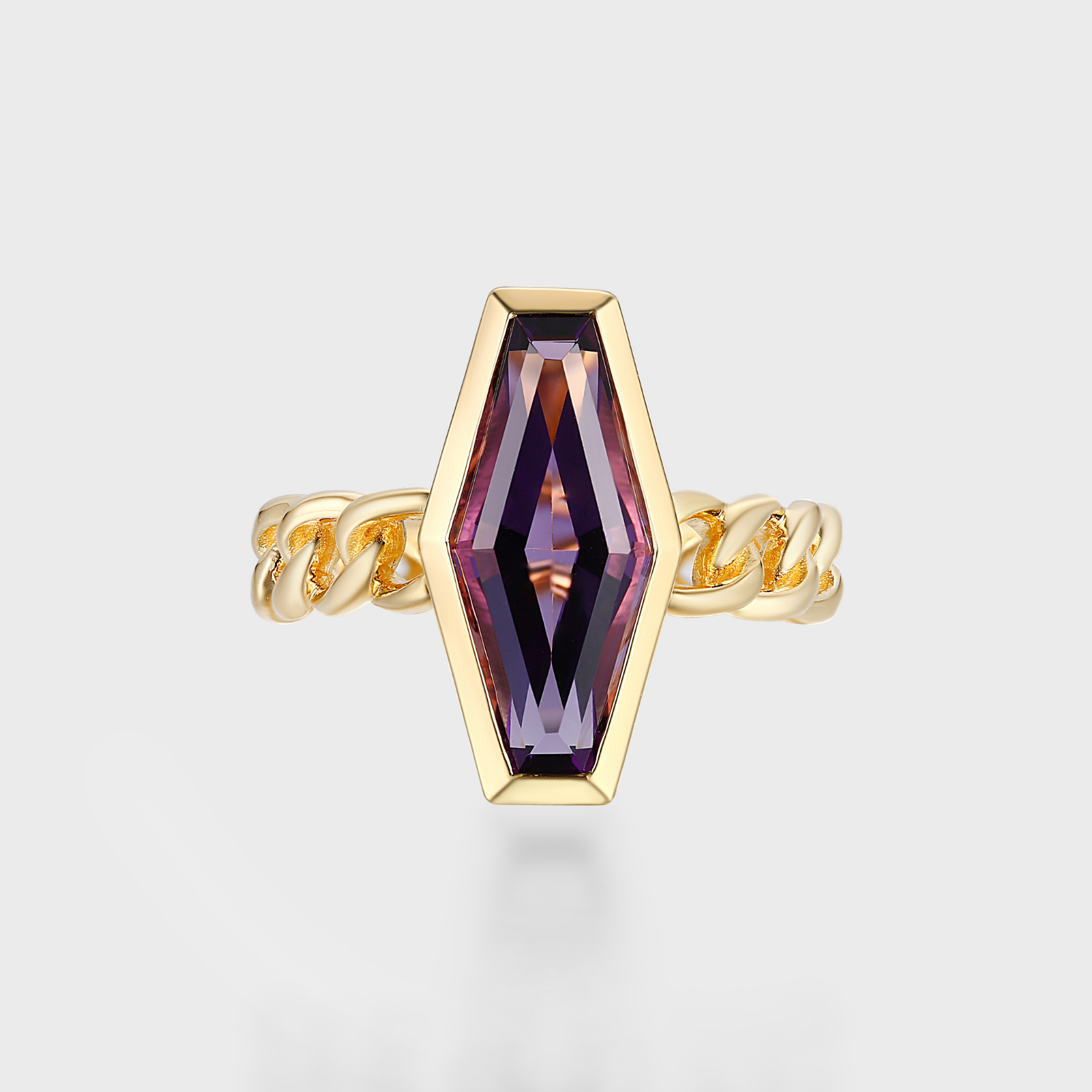 Reign Pharaoh Ring, 18K Yellow Gold Vermeil