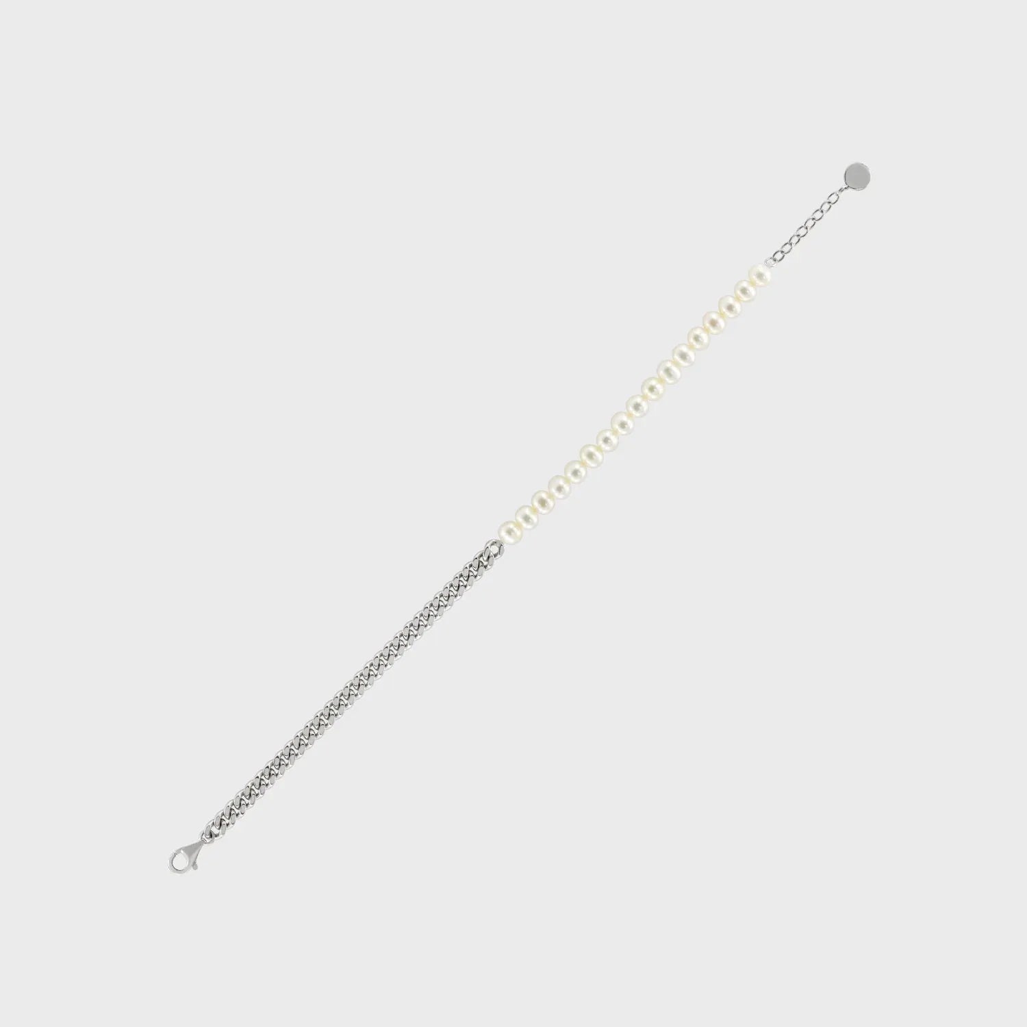 Halfe Player Halfe Locke Bracelet, 925 Sterling Silver | Aequa & Co. Half ...