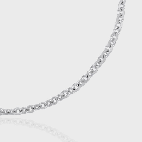 Rolo Bracelet, 925 Sterling Silver