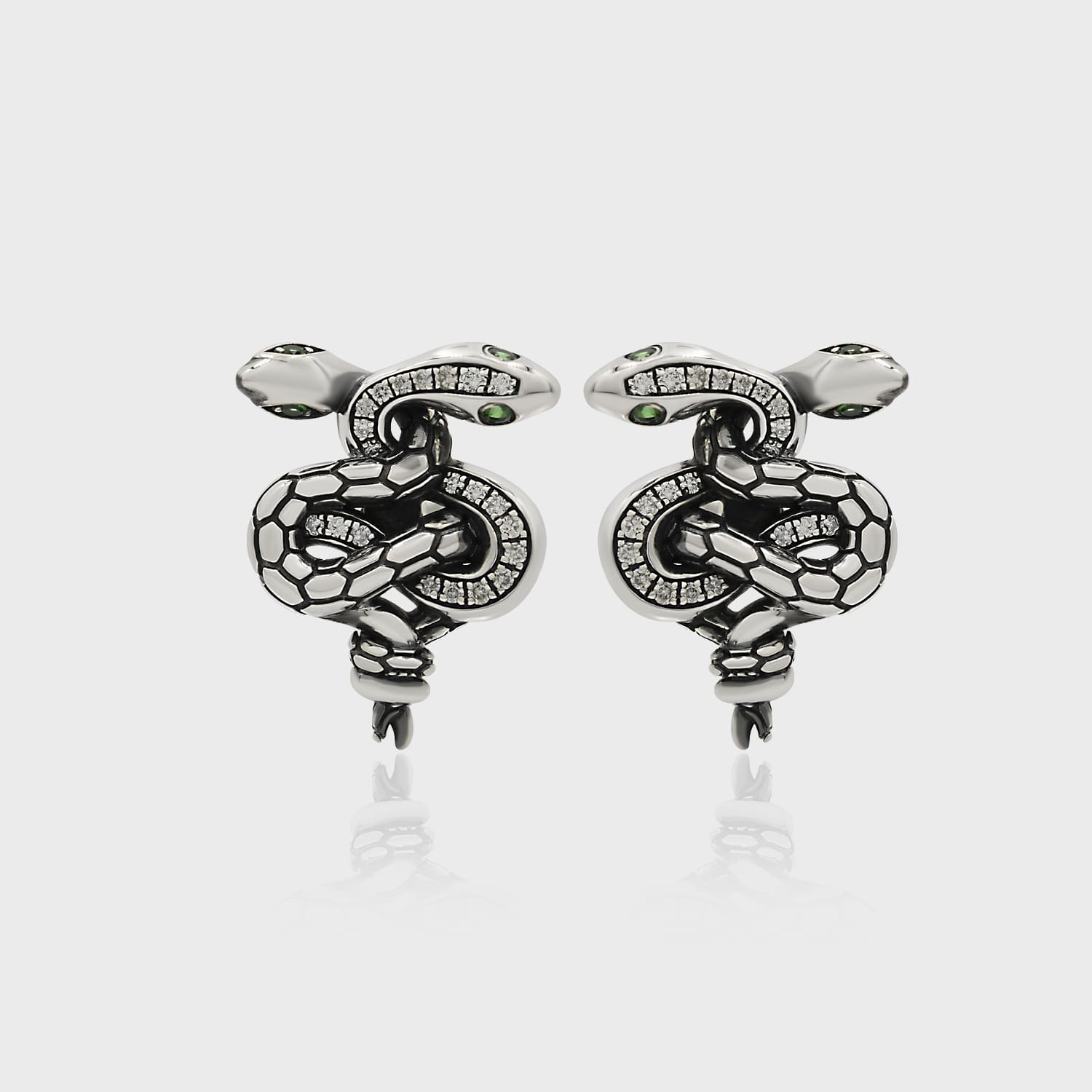 Padrino Drakon Silver Cufflink 