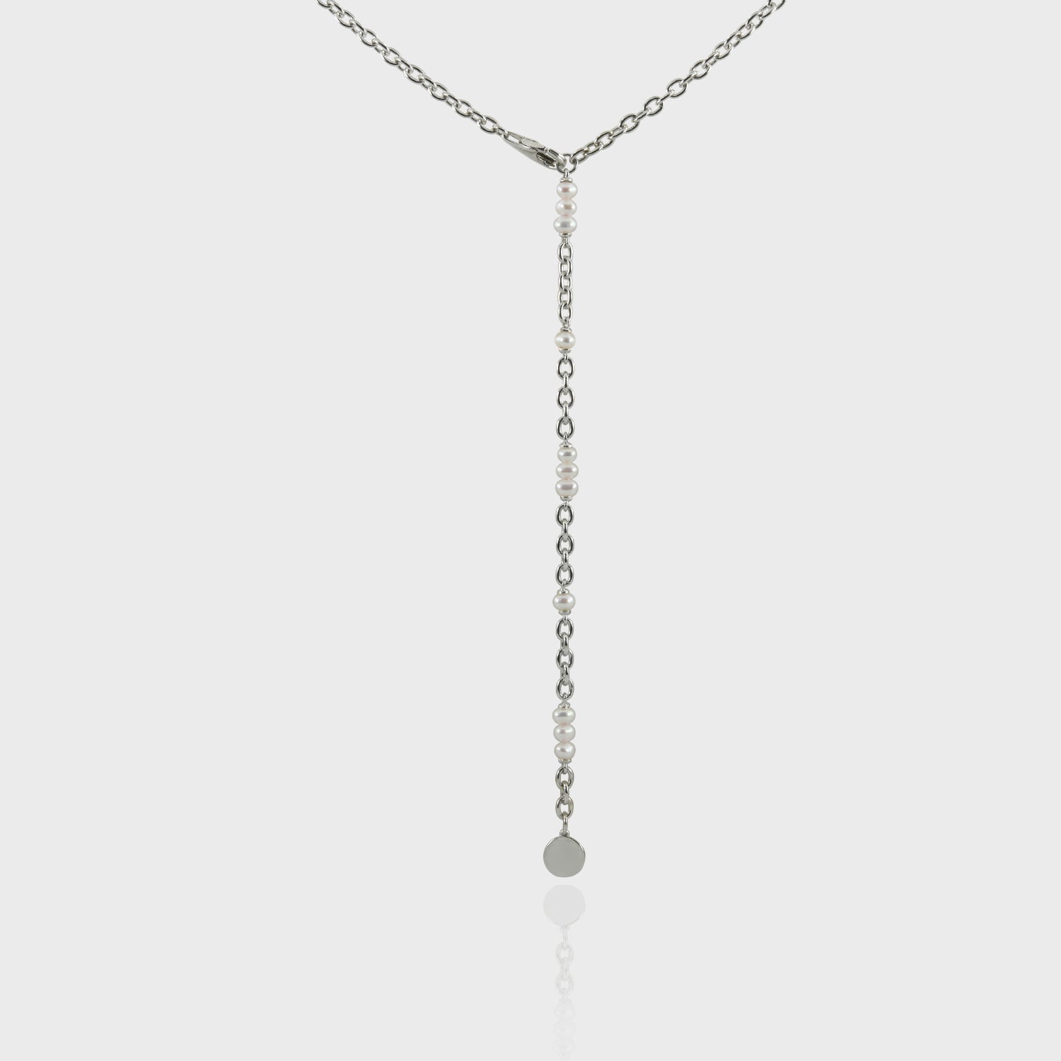 Player Lasso Necklace, 925 Sterling Silver