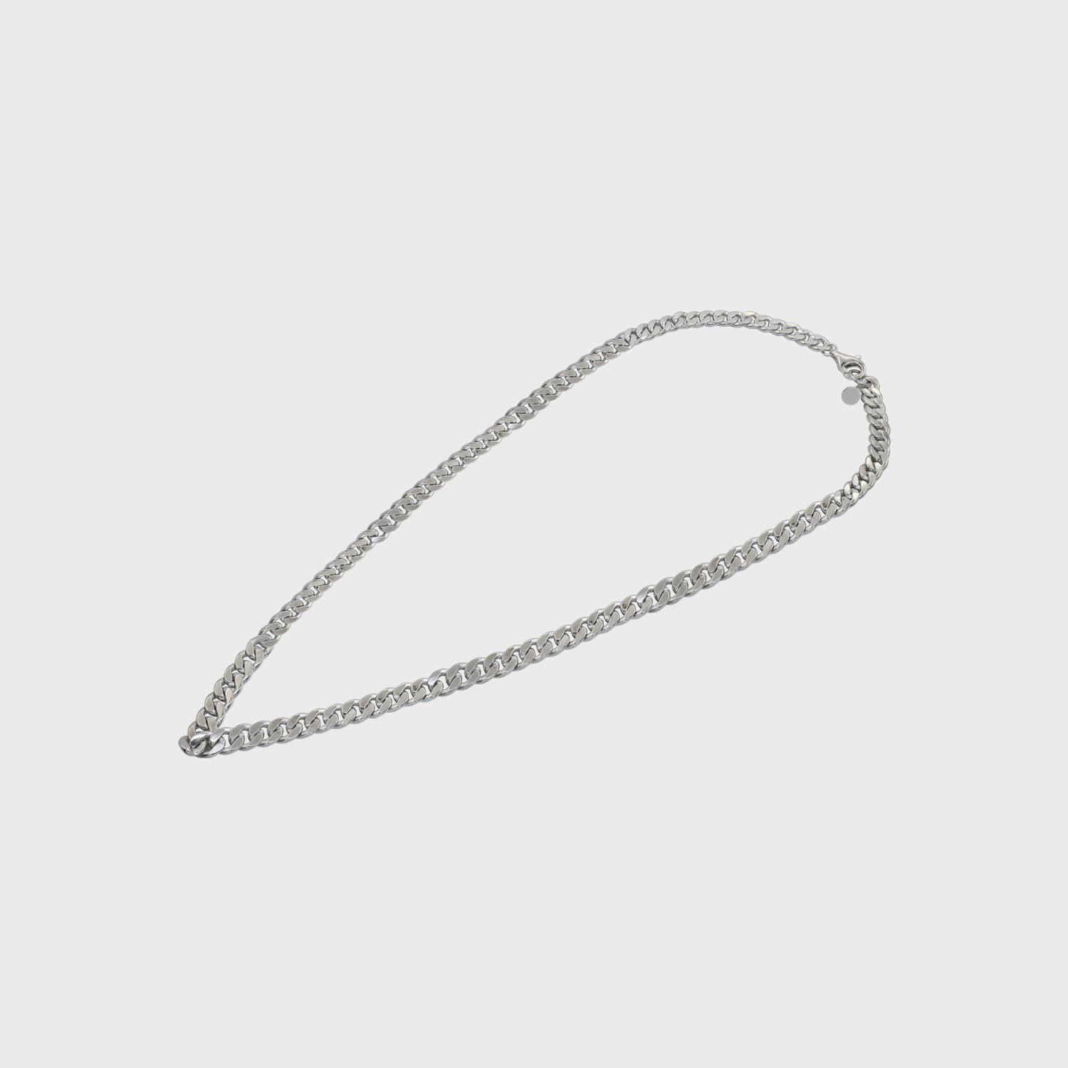 Thick Curb Chain, 925 Sterling Silver 