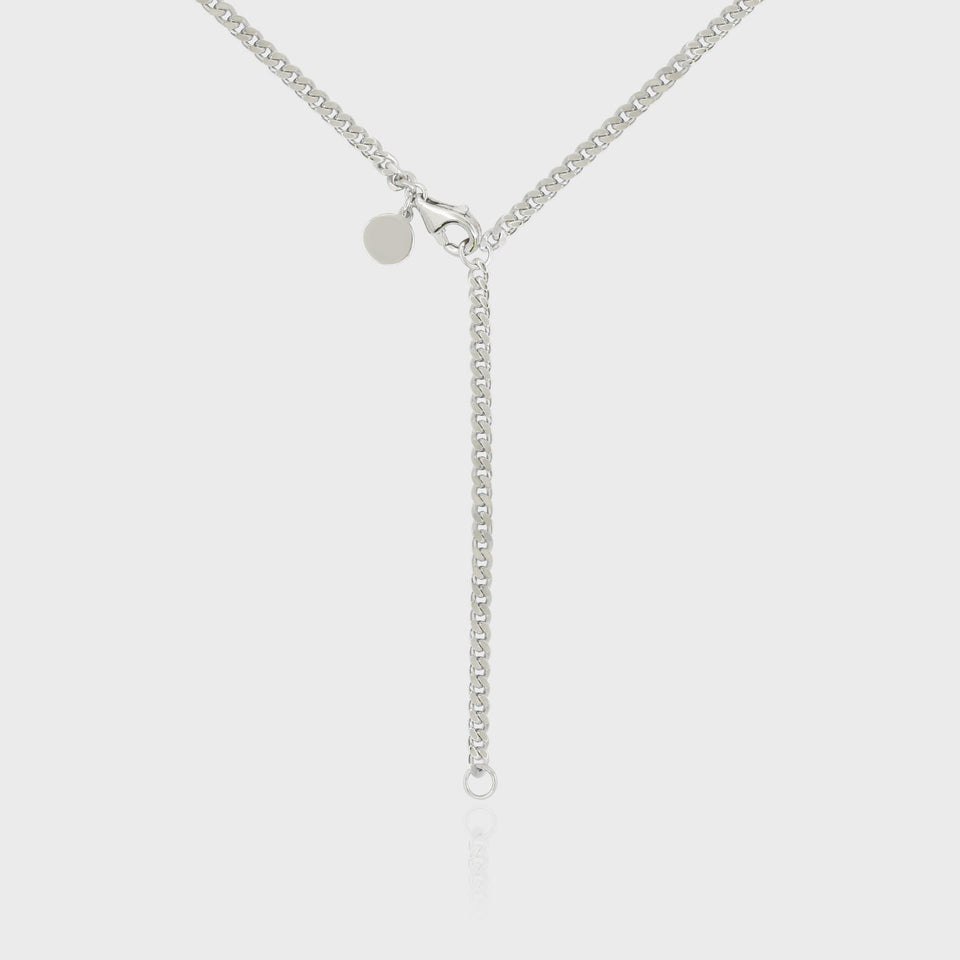 Thin Curb Chain, 925 Sterling Silver 
