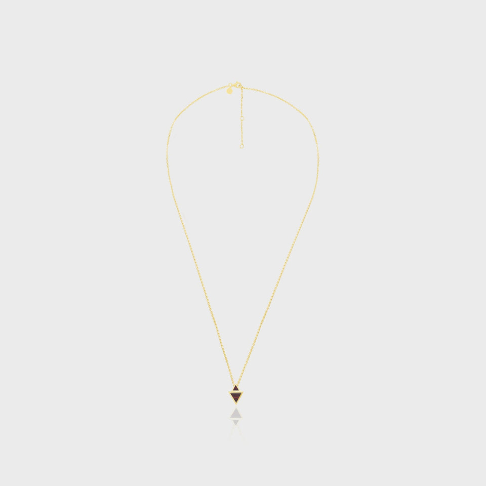 Heir Fang Necklace, Yellow 