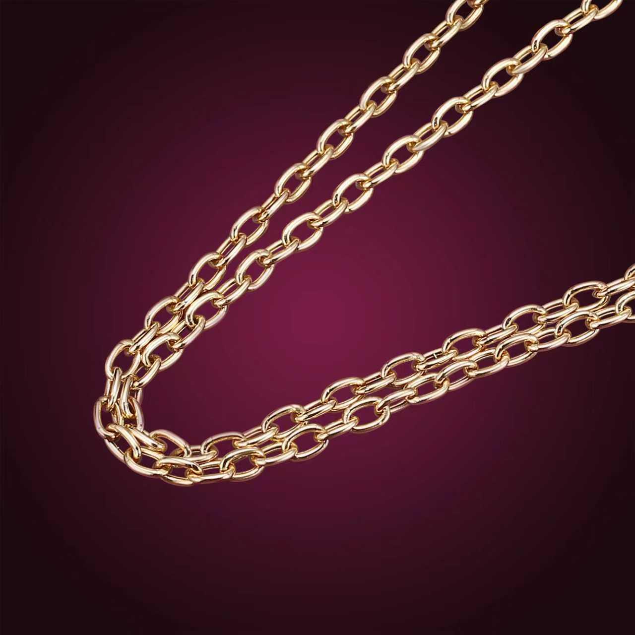 Rolo Chain, Yellow Metal