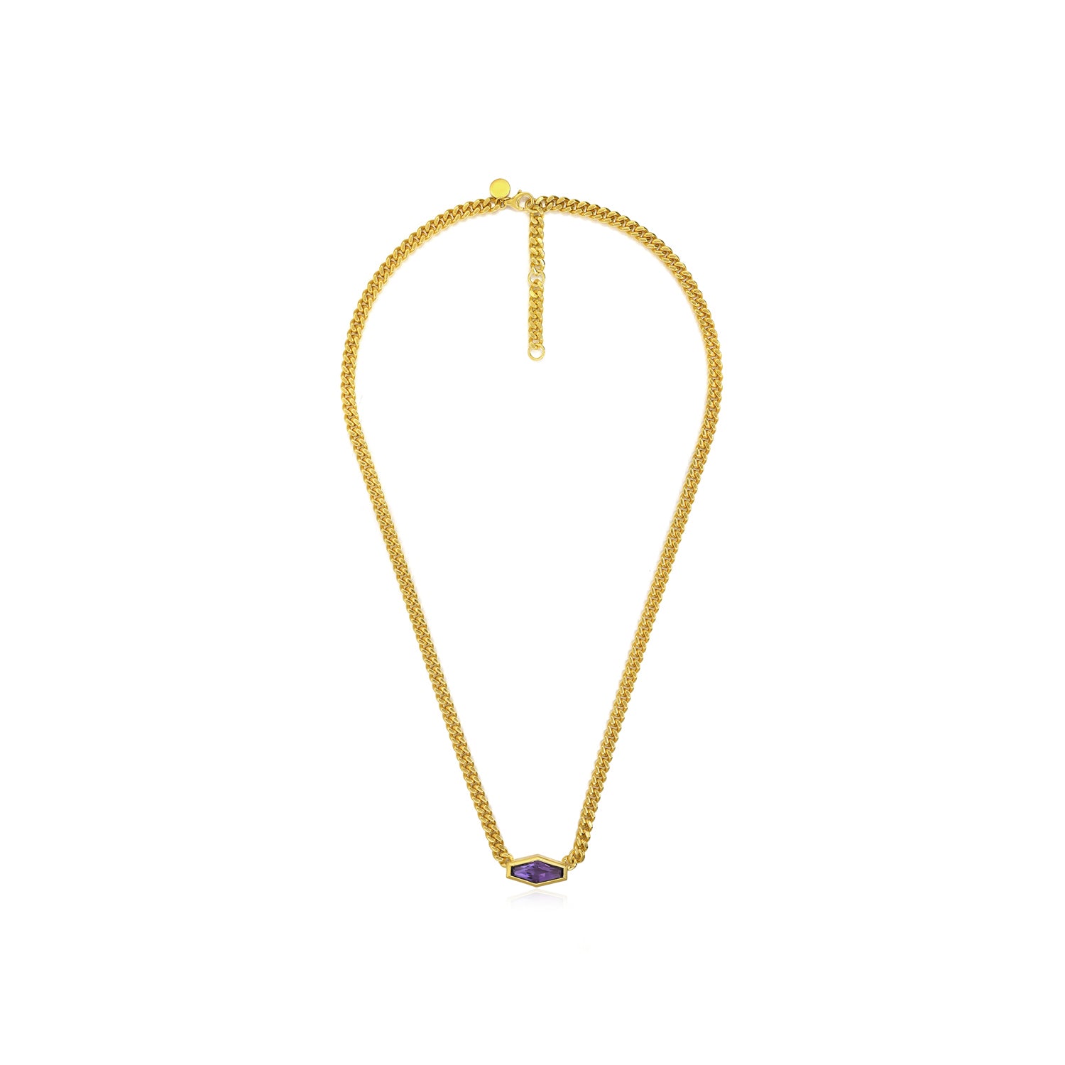 Reign Pharaoh Necklace, 18K Yellow Gold Vermeil