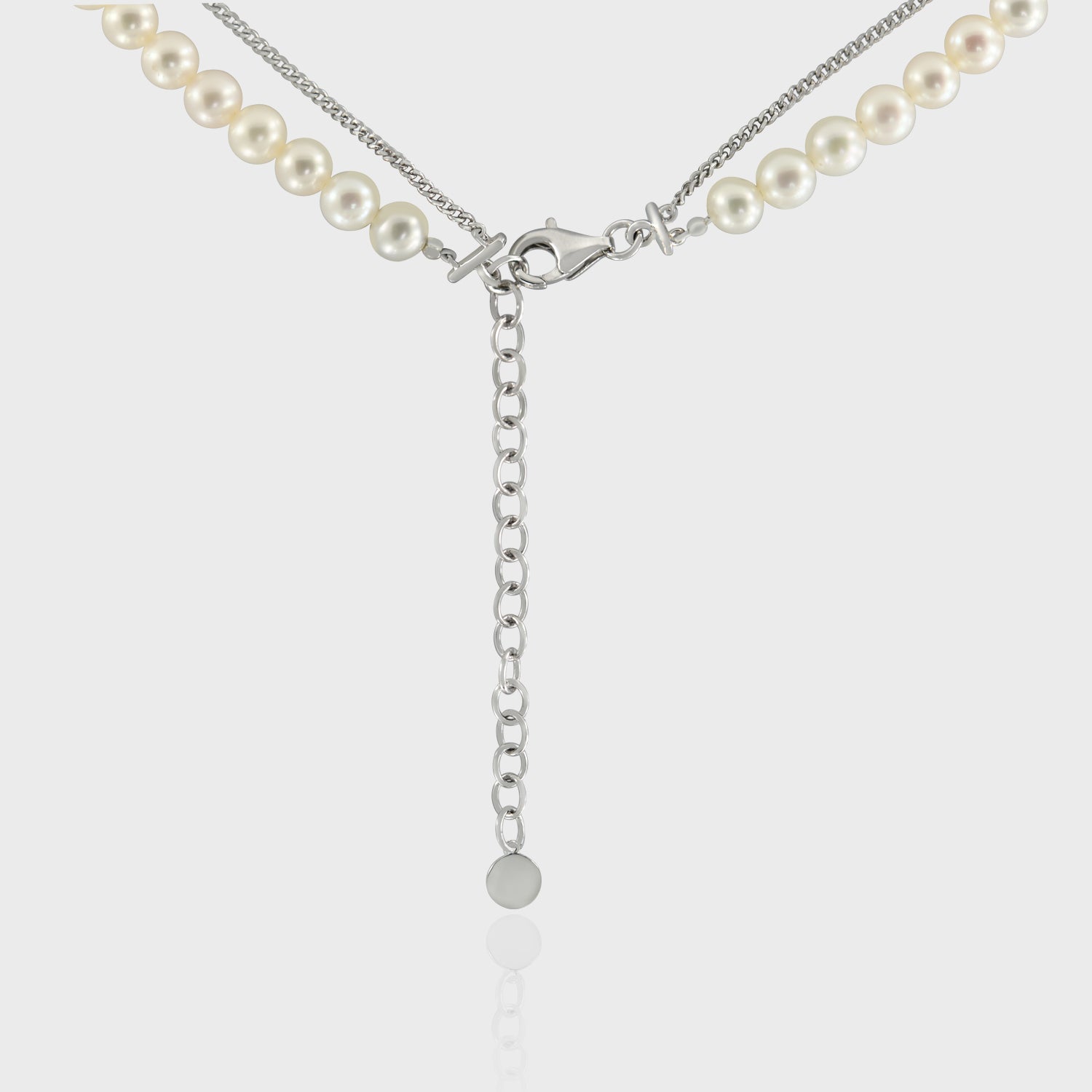 Player Cube Necklace, 925 Sterling Silver