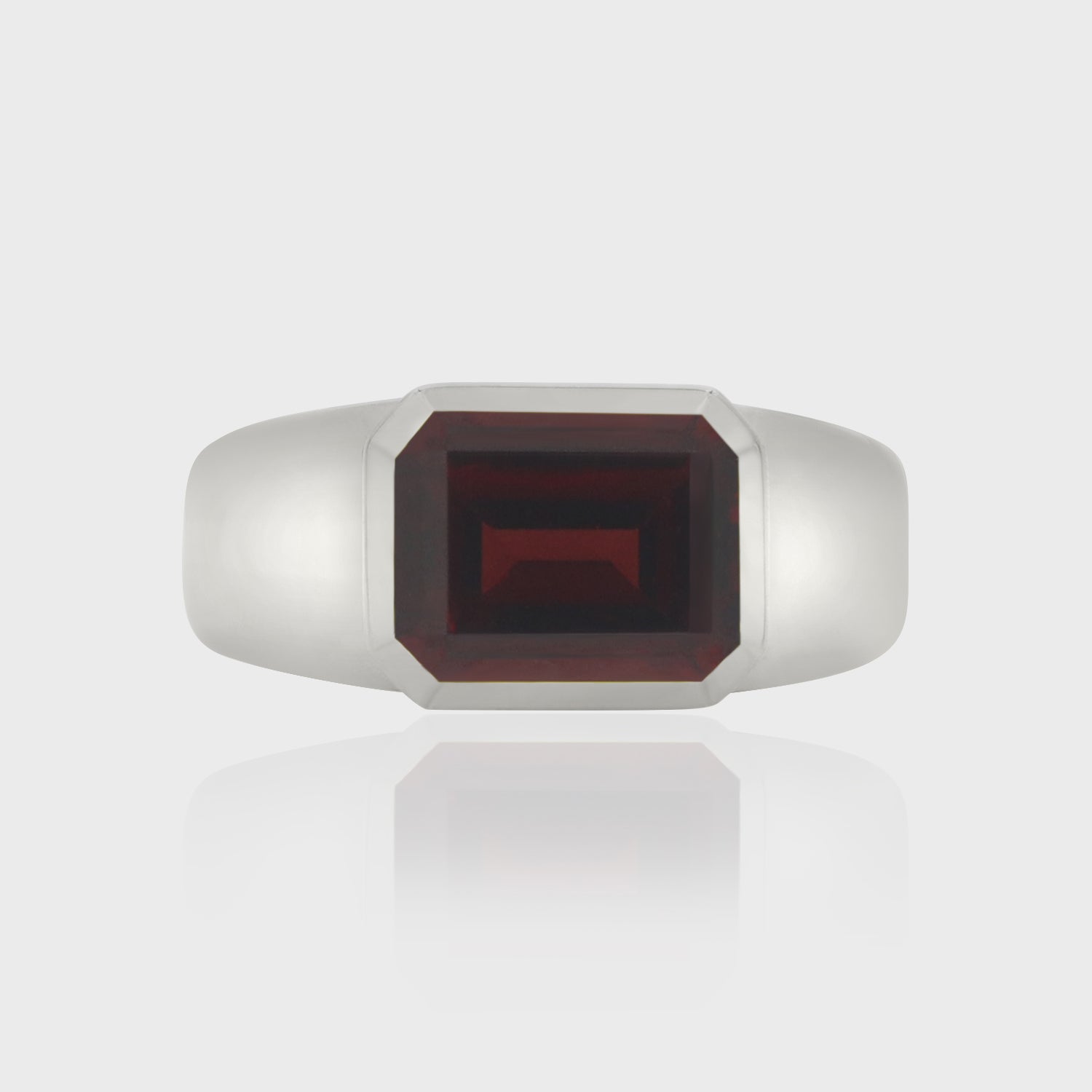 Heir Cue Ring Garnet, White (Copy)