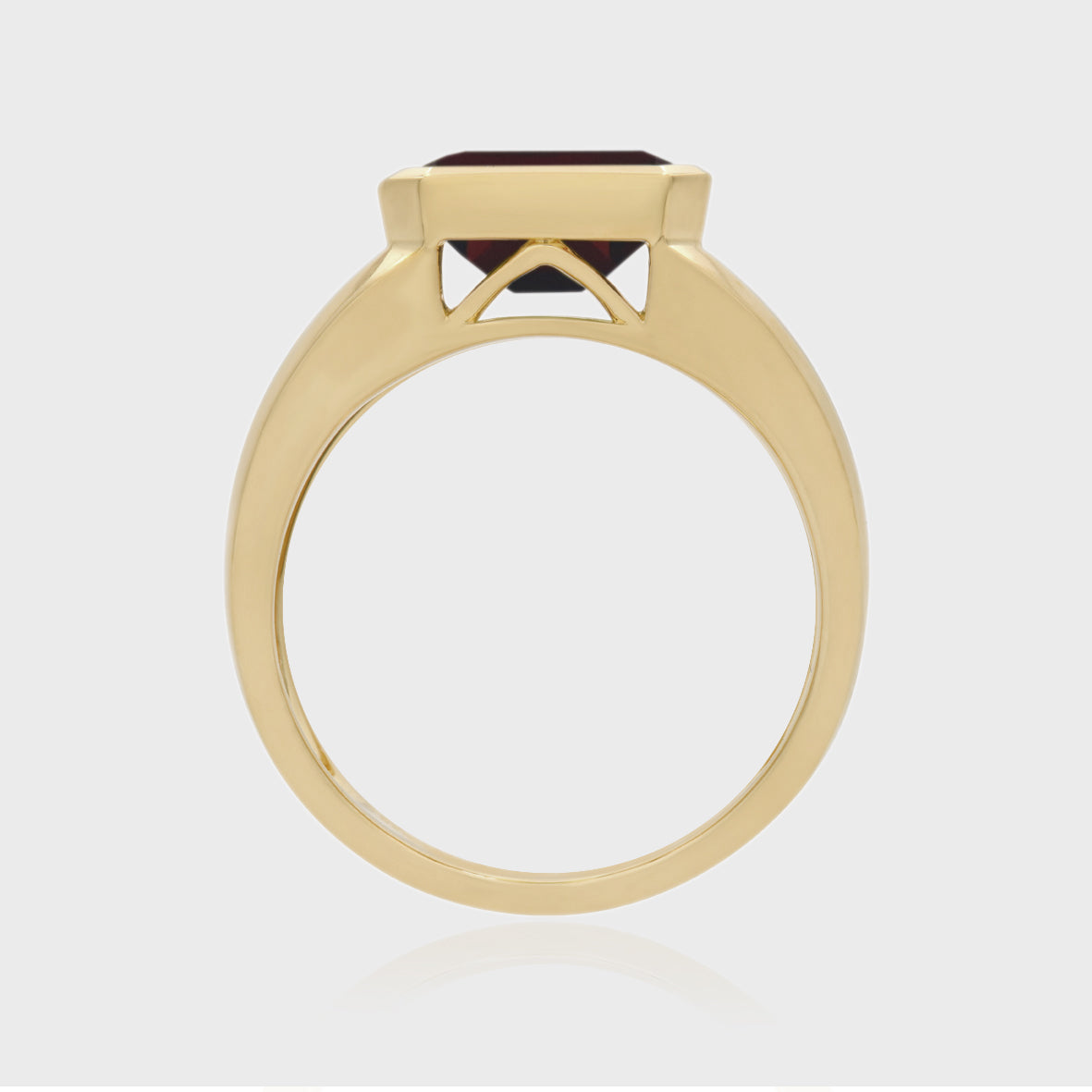 Heir Cue Ring Garnet, Yellow 