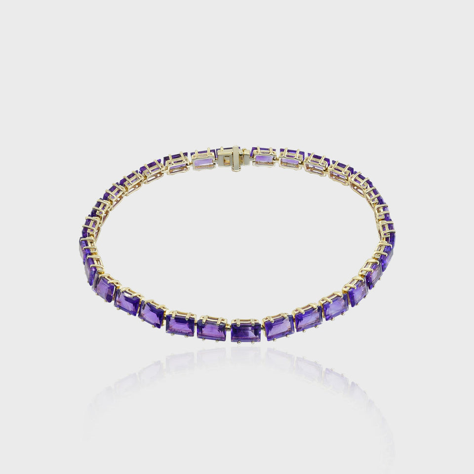 amethyst bracelet for men