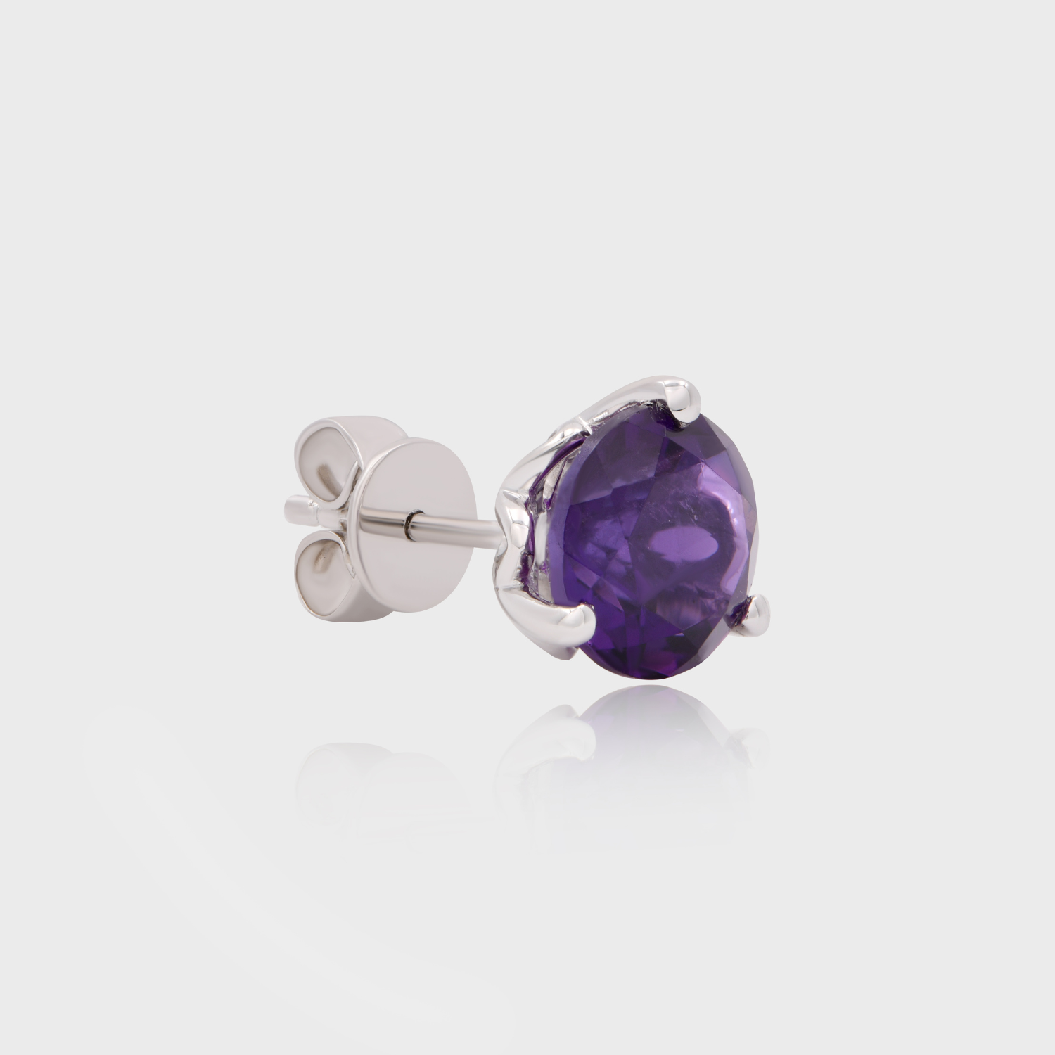 amethyst earring for men