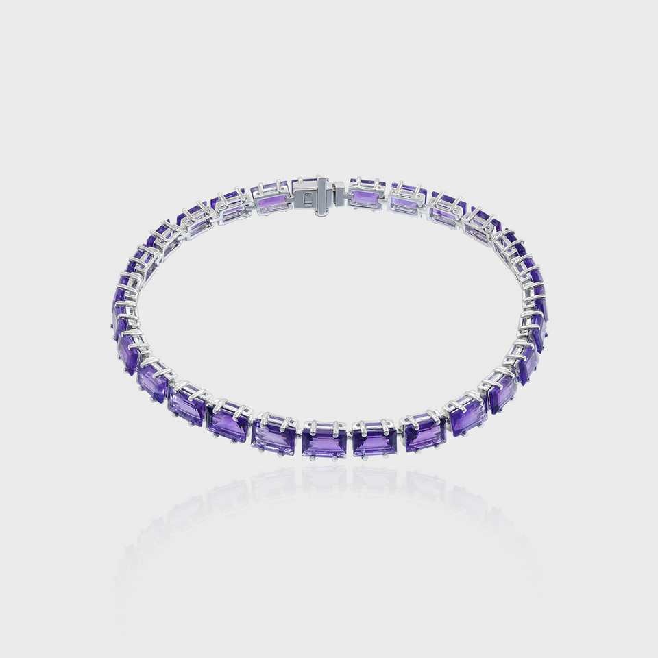 amethyst mens bracelet