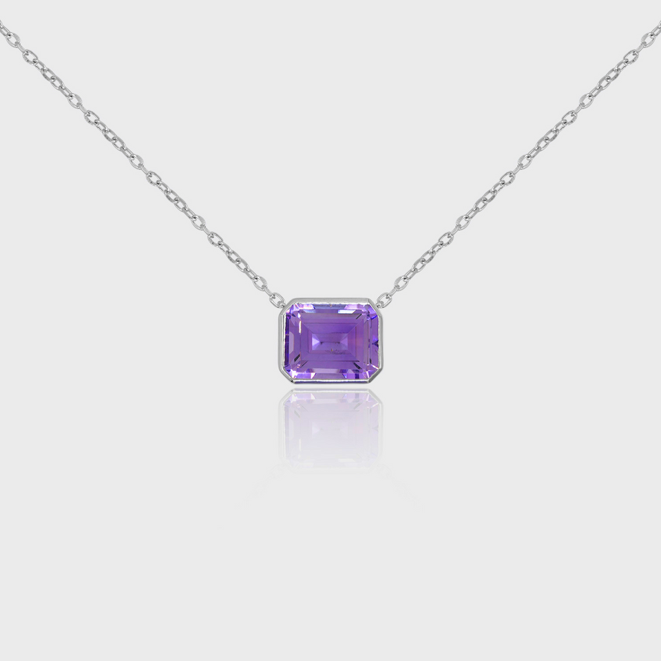 mens amethyst pendant