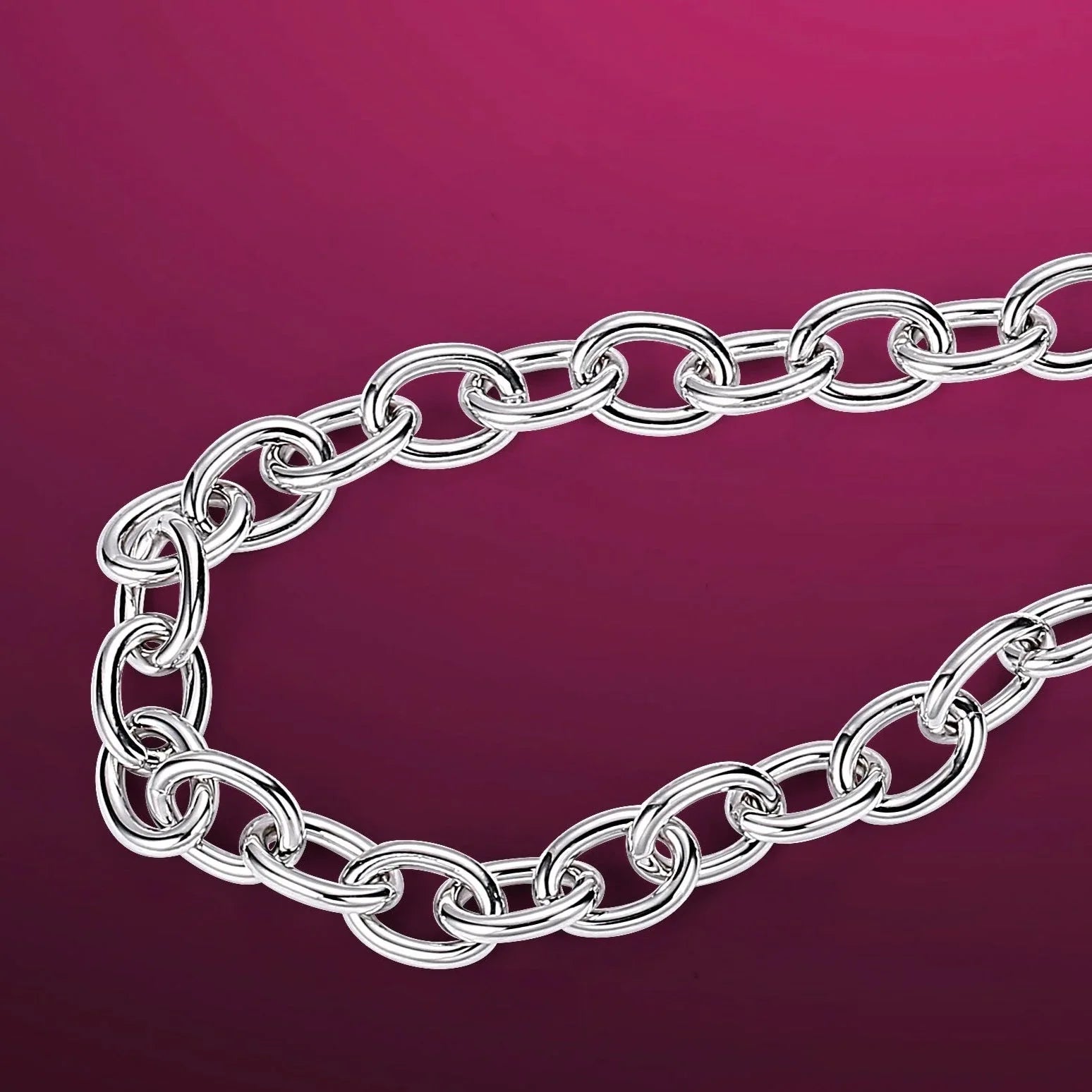 Ollie Chain, 925 Sterling Silver