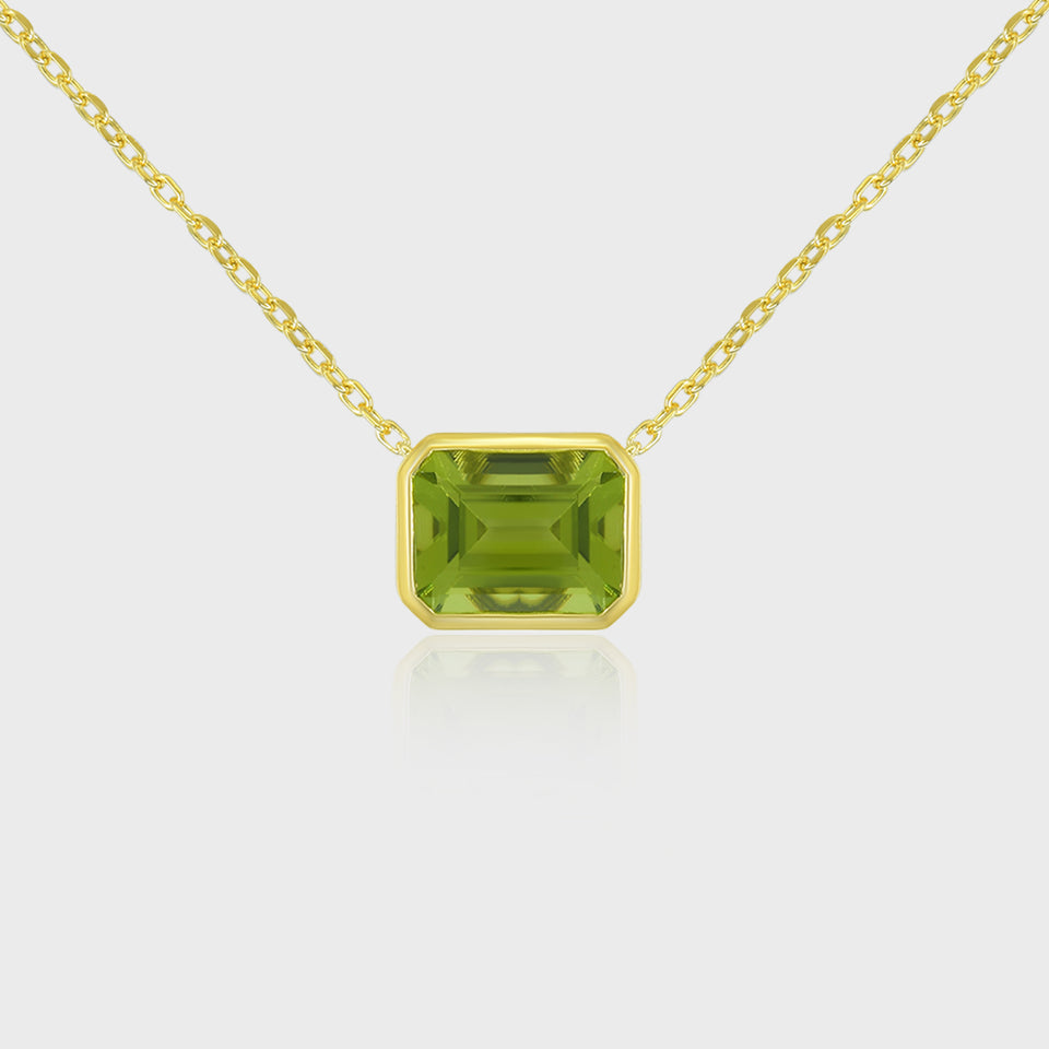 peridot necklace