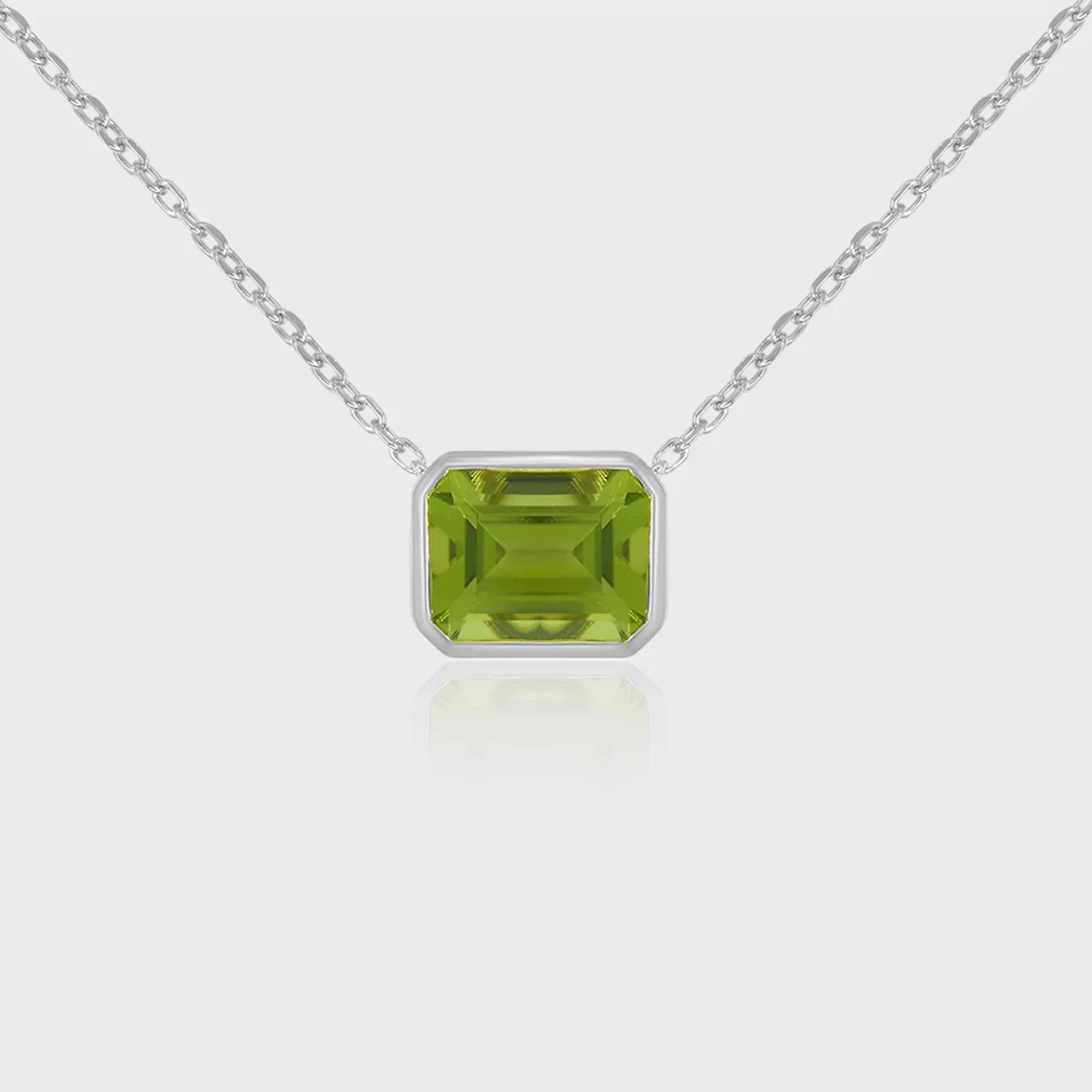 peridot necklace for men