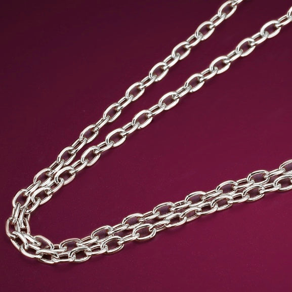 Rolo Chain, White
